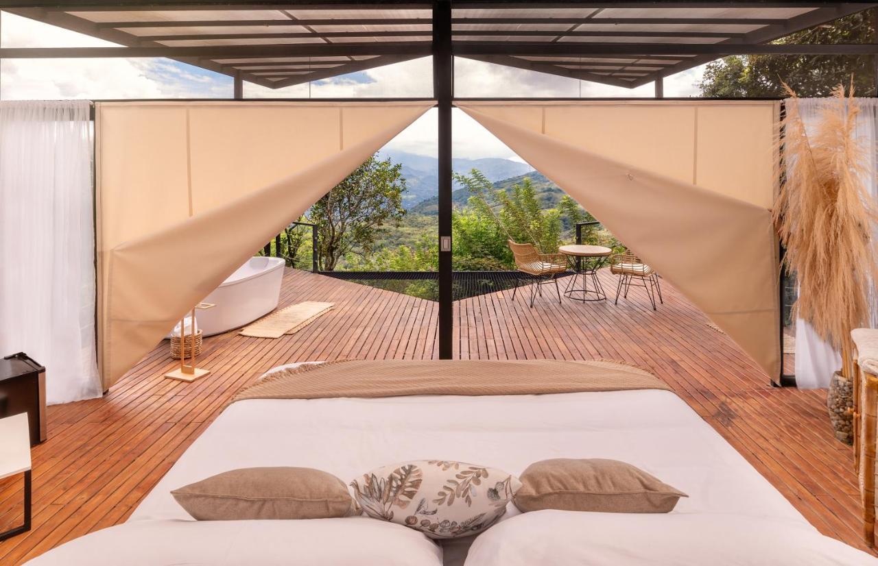 Santuario Luxury Eco Hotel Villeta Exteriör bild